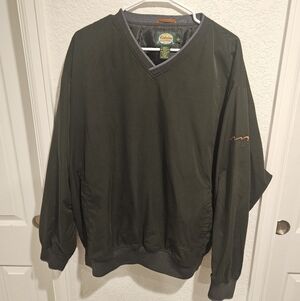 Cabela's Dark Green V-Neck Jacket